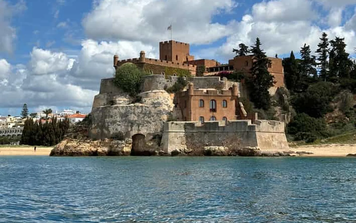 The old fort at Ferragudo at the mouth of the Arade river